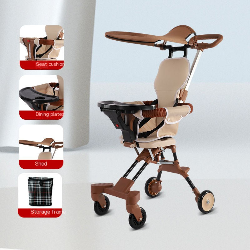Portable Lightweight Baby Stroller for On-the-Go Parents (One Set)