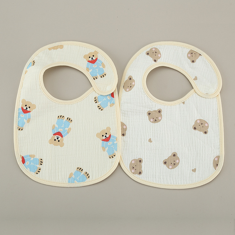 Cotton Waterproof Gauze Bib