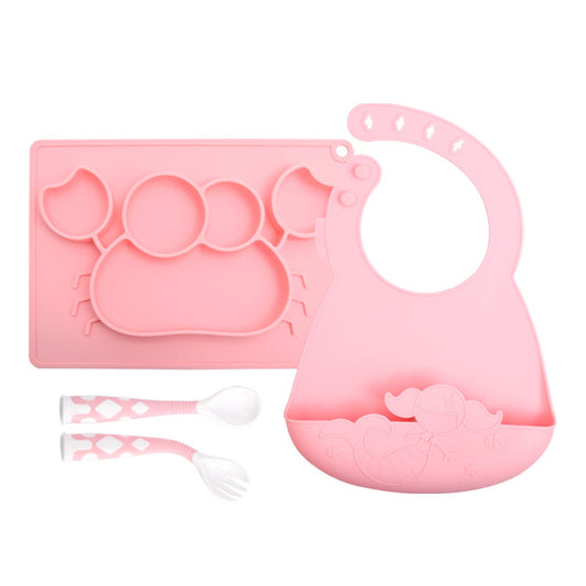 Silicone Baby Feeding Utensils Set for Infants (3 Pieces)