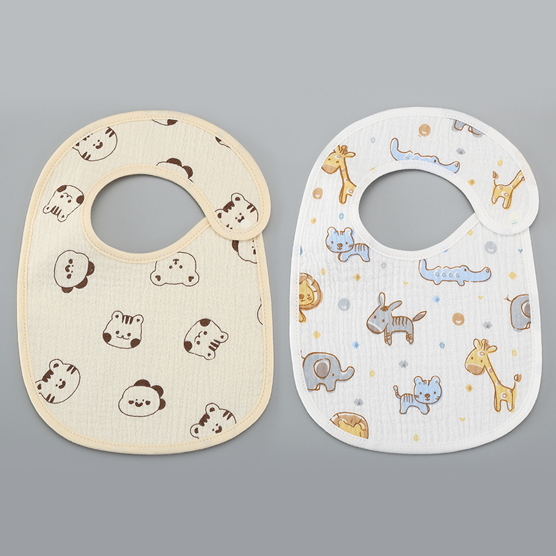 Cotton Waterproof Gauze Bib