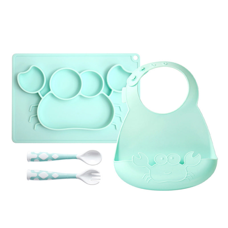 Silicone Baby Feeding Utensils Set for Infants (3 Pieces)