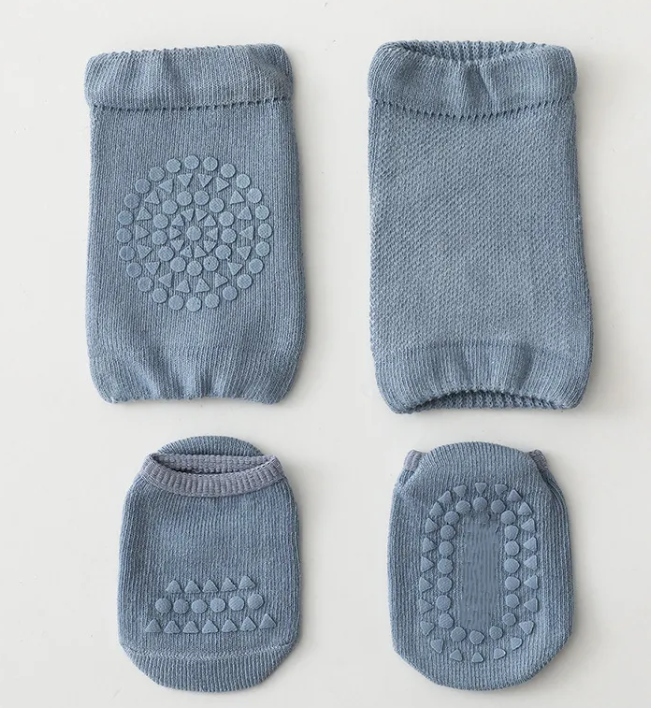 Baby Anti-Fall Knee Pad Crawling Suit – Soft & Protective
