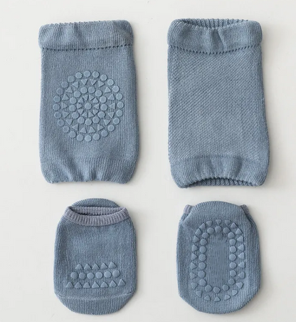 Baby Anti-Fall Knee Pad Crawling Suit – Soft & Protective