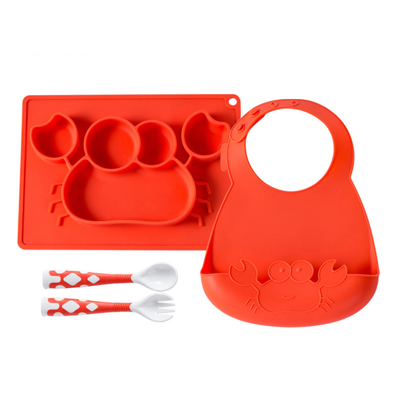 Silicone Baby Feeding Utensils Set for Infants (3 Pieces)